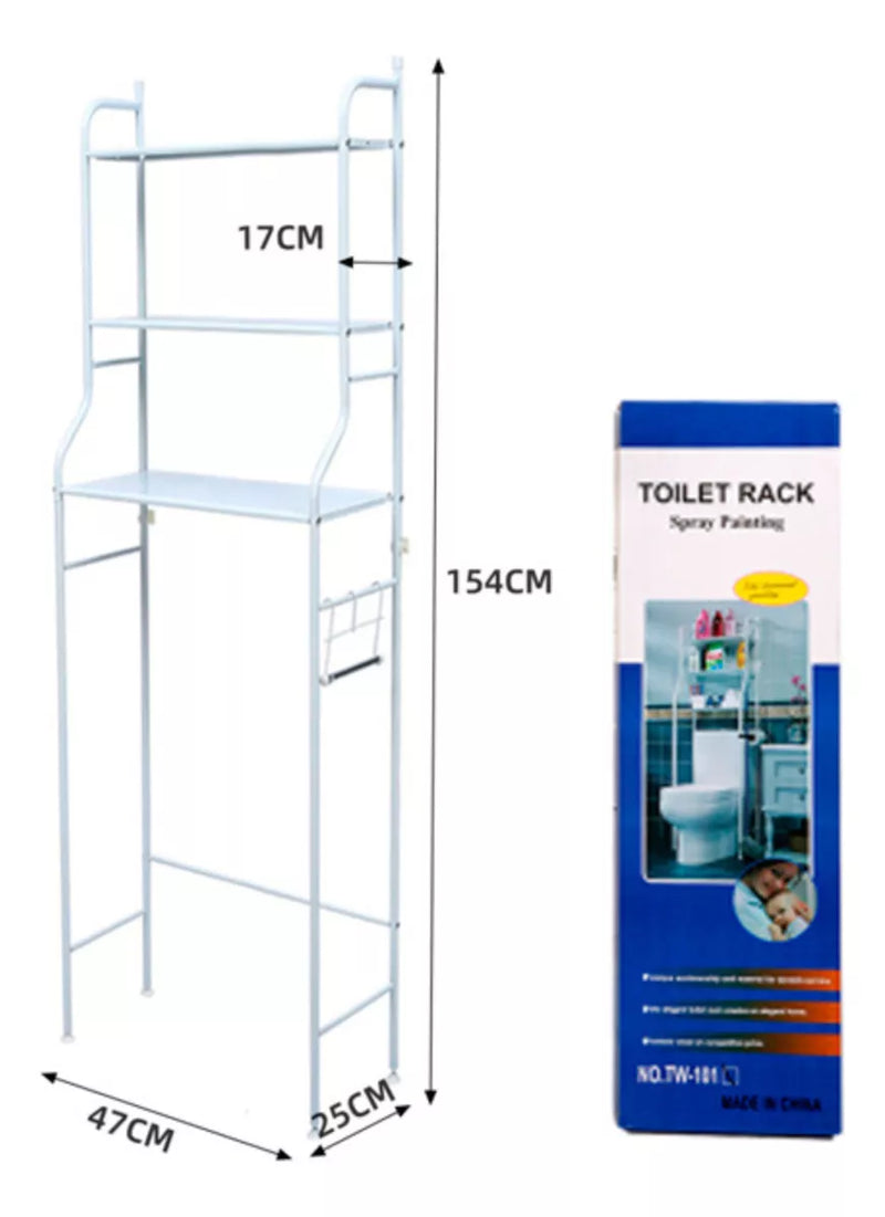 Rack Organizador Mágico de Banheiro [Organização, Praticidade e Higiene]